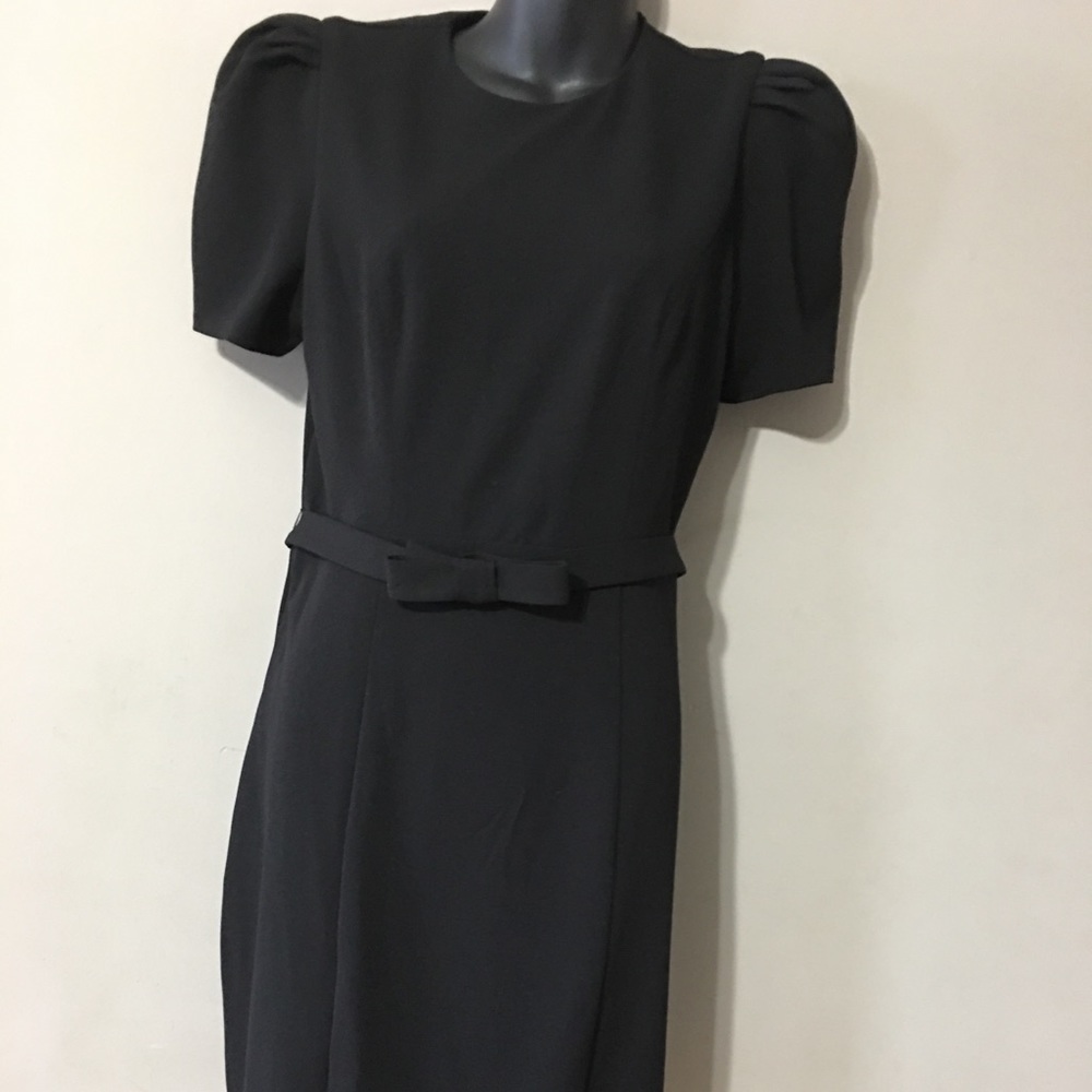 Express Women's Short Sleeved Black Sheath Dress